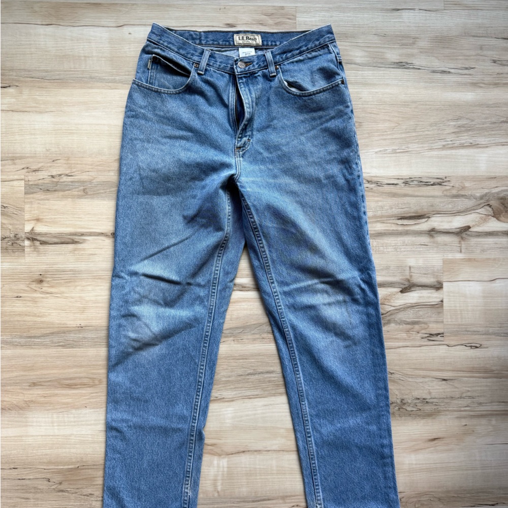 L.L. Bean Men's Relaxed Blue Jeans